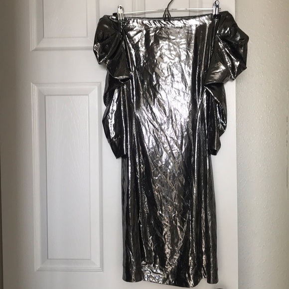 AUTHENTIC Just Cavalli puff sleeve mini dress - Picture 4 of 7